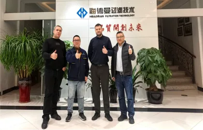 ลูกค้าชาวรัสเซียเยี่ยมชม Headman เพื่อสํารวจความร่วมมือใหม่ในตลาดกรองยูเรเชีย