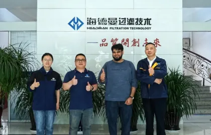 ลูกค้าซาอุดีอาระเบียเยี่ยมชม Headman Filtration เพื่อสํารวจโอกาสในการเสริมสร้างความร่วมมือและเปิดโลกทัศน์ใหม่
